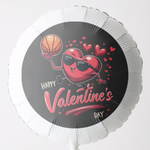 Happy Valentine’s Day Basketball Lovers Balloon