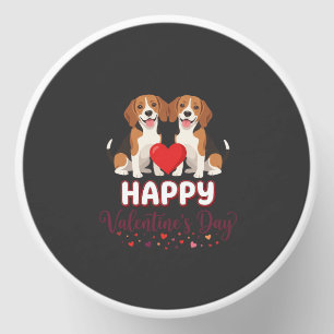 Happy Valentine’s Day Beagle Couple Mini Candle Favors