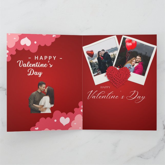 Happy Valentine’s Day Card For Lovebirds (Inside)