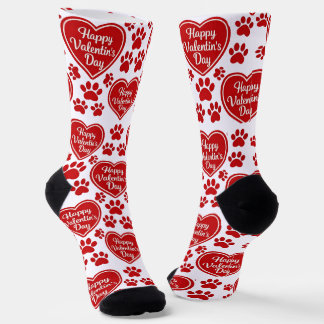Happy Valentine’s Day Cat Lover Socks