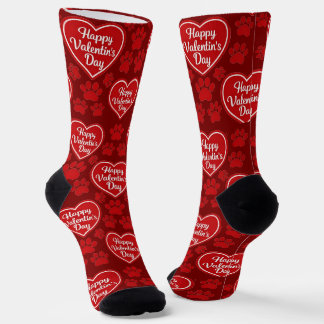 Happy Valentine’s Day Cat Lover Socks