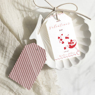 Happy Valentine’s Day – Cherry Hearts in Cocktail Gift Tags