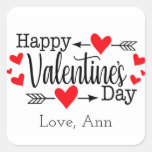Happy Valentine’s Day custom valentines sticker