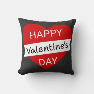 Happy Valentine’s Day – Cute Valentine Love Throw Pillow