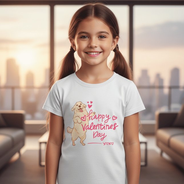 Happy Valentine’s Day Dog Shirt | Cute Puppy Love  (Creator Uploaded)