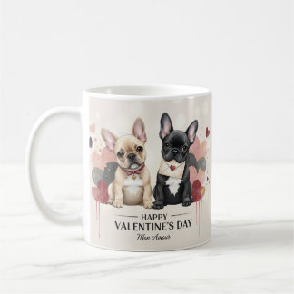 Happy Valentine’s Day French Bulldog Mug – Cute