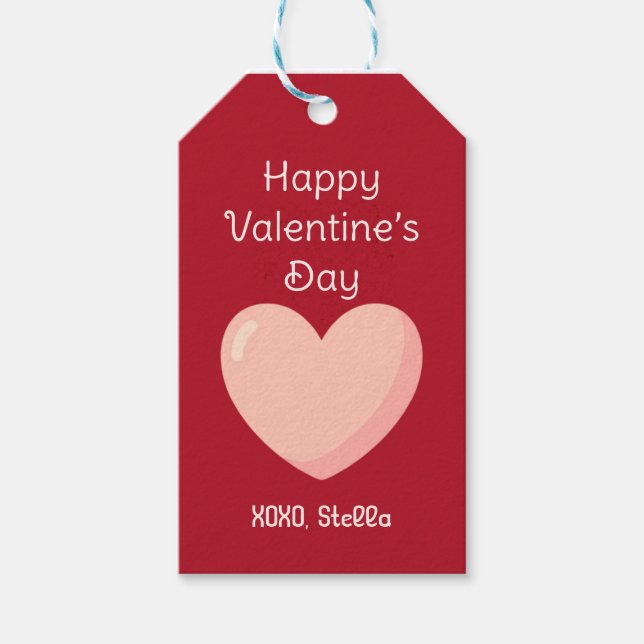 Happy Valentine’s Day Gift Tag (Front)