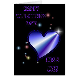 Happy Valentine s Day , Heart with Stars Cards