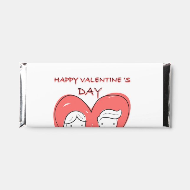 HAPPY VALENTİNE 'S DAY Hershey's Chocolate Bars (Front)