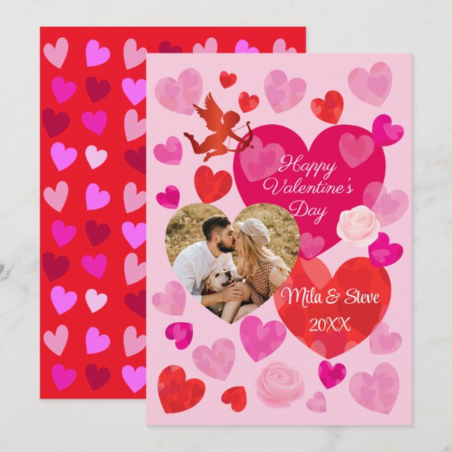 Happy Valentine’s Day Holiday Card (Front/Back)