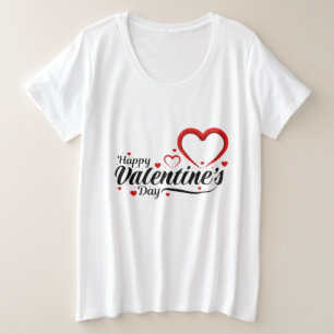 Happy Valentine’s Day Love Is in the Air All You N Plus Size T-Shirt
