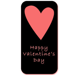 Happy Valentine’s Day Minimalist T-Shirt Pink He
