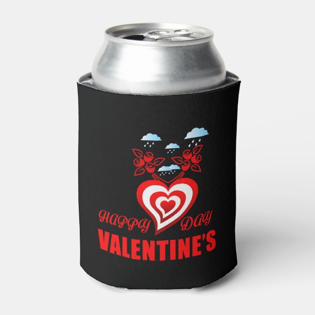 happy Valentine s day NEW BEST VELANTINE DAY happy Can Cooler (Can Front)
