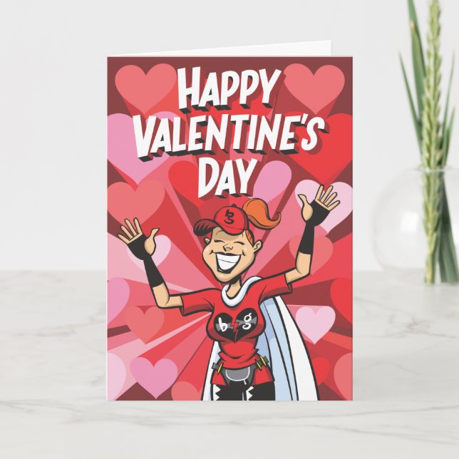 Happy Valentine’s Day -- No Pressure Holiday Card (Front)