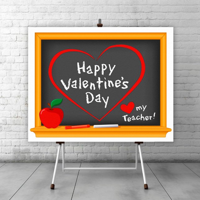 Happy Valentine’s Day! Poster (Happy Valentine’s Day! Poster
Say Happy Valentine’s Day to a special teacher. )