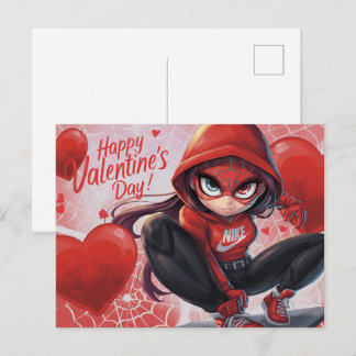 Happy Valentine’s Day Super-Héros -6 Postcard