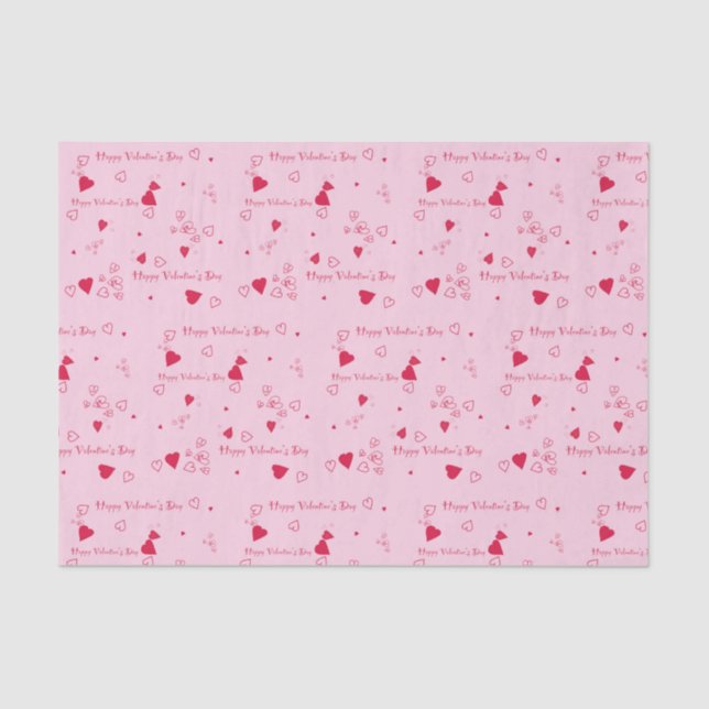 Happy Valentine’s Day Tissue Paper (Front)