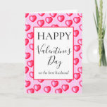 Happy Valentine’s Day to the Best Husband Hearts Card