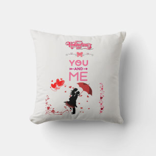 Happy Valentine’s Day – You and Me Romantic Love Throw Pillow