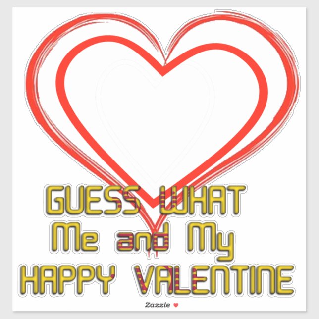 Happy Valentine Sticker (Sheet)