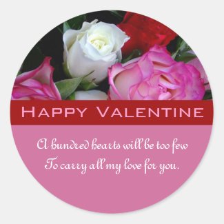 Happy Valentine Sticker