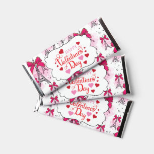 Happy Valentine Sweet Paris Hershey Bar Favors