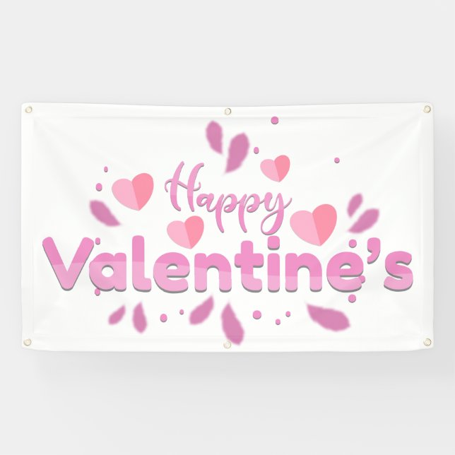 HAPPY VALENTINE'S BANNER (Horizontal)