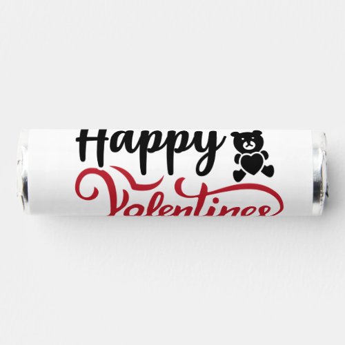 Happy Valentines Bear Quote Custom Breath Savers Mints