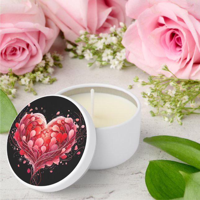 Happy valentines candles mini candle favors (Insitu (Wedding))