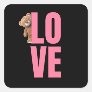 Happy Valentine's Day 2023 Funny Images Cute Square Sticker
