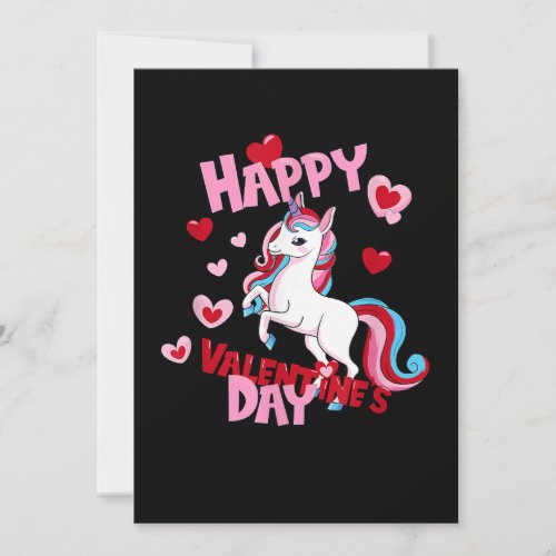 Happy Valentines day 2023 funny unicorn for boys Save The Date