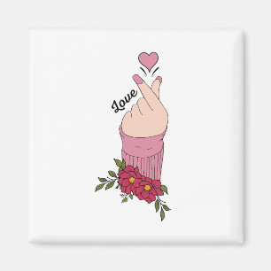 Happy Valentine's Day 2023 -Love Images Modern Magnet