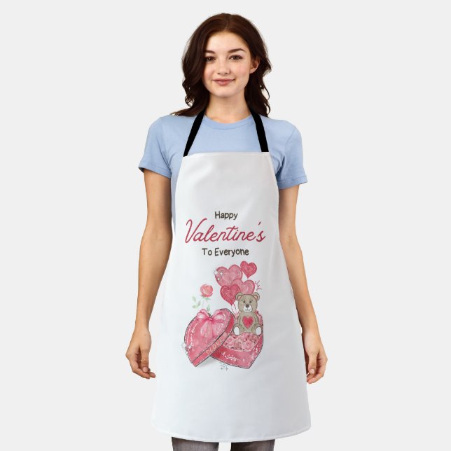 Happy Valentine's Day 2023 -Love Images Trendy     Apron (Worn)