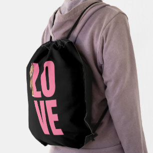 Happy Valentine's Day 2024 Funny Images Cute Drawstring Bag