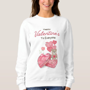 Happy Valentine's Day 2024 -Love Images Trendy Sweatshirt