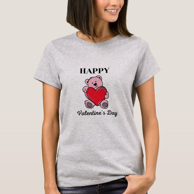 Happy Valentine's Day 2024 -Love Panda Images  T-Shirt (Front)