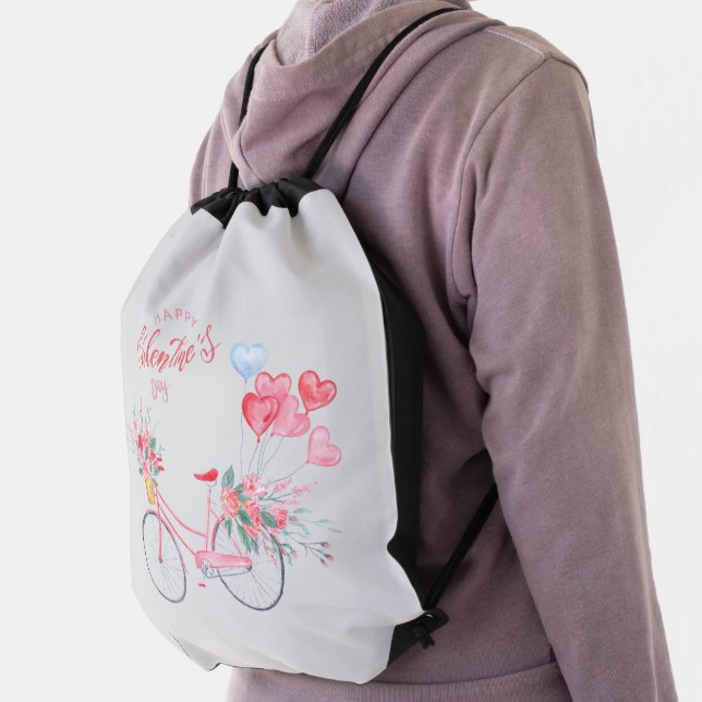 Happy Valentine's Day 2024 Sweethearts Images   Drawstring Bag (Insitu)