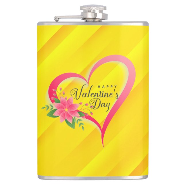Happy Valentine's Day-53816 Coffee Mug Flask (Front)