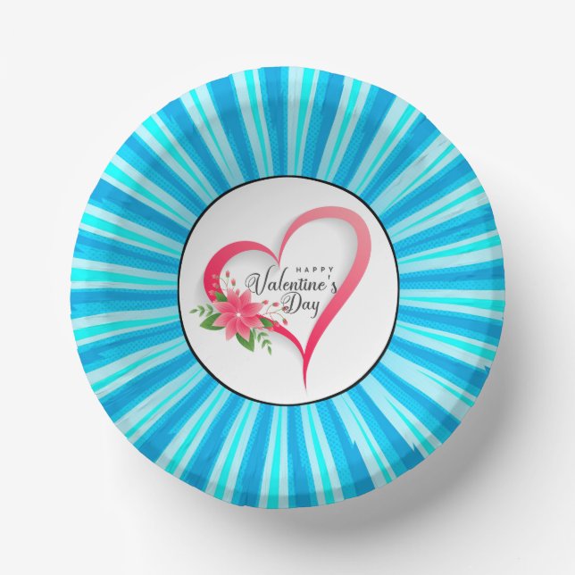Happy Valentine's Day-53816 Paper Bowls (Front)