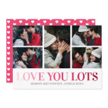 Happy Valentines Day 5 Photo Holiday Card Happy Valentines Day 5 Photo Holiday Card