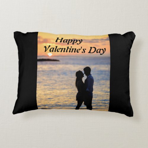 Happy Valentines Day Accent Pillow