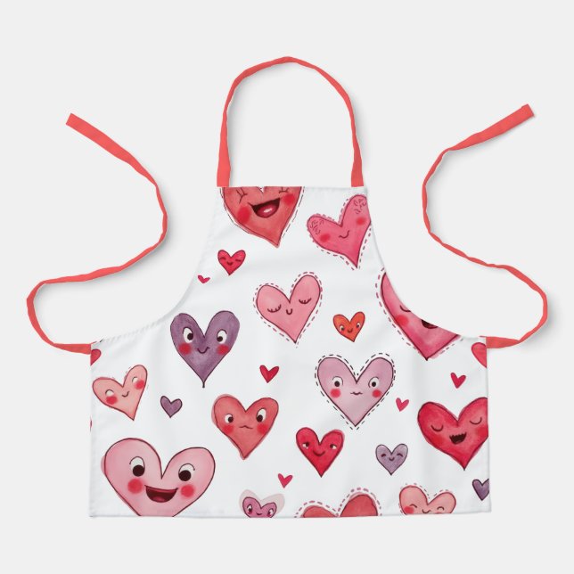 Happy Valentine's Day! Apron (Front)