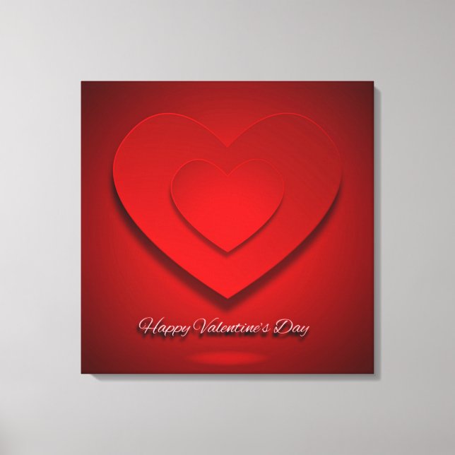 Happy Valentine's Day Background-25565 Canvas Print (Front)