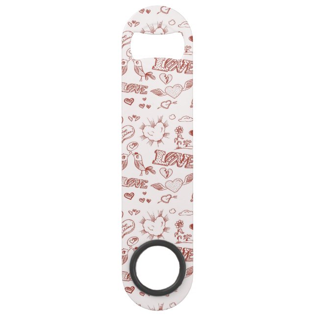 Happy Valentine's Day Bar Key (Front)