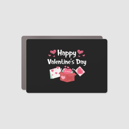 Happy Valentines Day Be Mine Cute Hearts V Day Car Magnet
