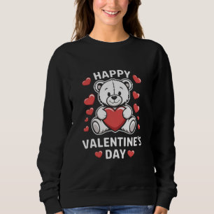 Happy Valentine's Day Bear vday Sweatshirt