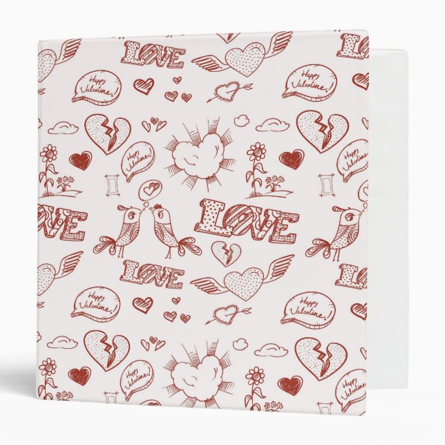 Happy Valentine's Day Binder (Front/Inside)