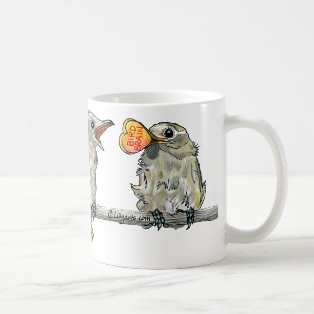 Happy Valentines Day Birds Mug (Right)