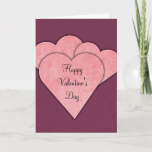 Happy Valentine's Day Blank Greeting Card
