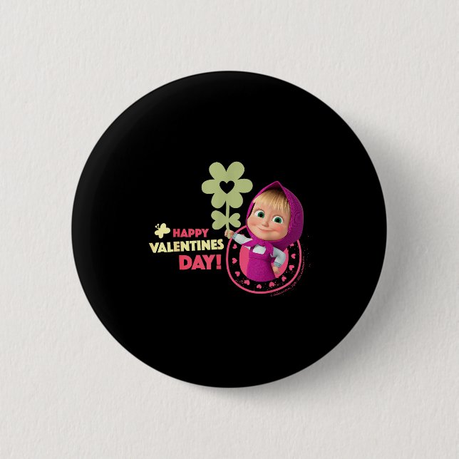Happy Valentines Day!  Button (Front)